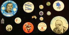 Jewish and Israeli Pins and Buttons 