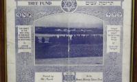 Jewish National Tree Fund Certificate, 1920's