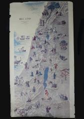 Biblical Map of the Land of Israel from Time Life Books