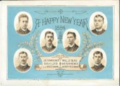 Rosh Hashanah / Happy New Year Card from 1884 