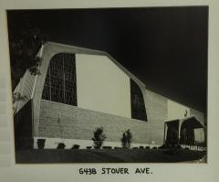 Photograph of the 6438 Stover Avenue Location of Golf Manor Synagogue (Cincinnati, Ohio)