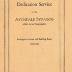 Program for the Dedication Service of the Avondale Synagogue, Adath Israel Congregation (Cincinnati, Ohio)