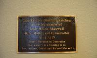 Temple Sholom Dedication Plaques