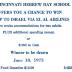 Cincinnati Hebrew Day School (Cincinnati, OH) - Raffle Tickets (nos. 0420-0425;0178-0183), 1973