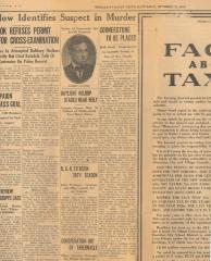 Article regarding the Cornertone Ceremony for Beth Israel Synagogue, 1930 (Hamilton, Ohio)