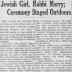 Marriage of Rabbi Leib Potashnik (Cincinnati, Ohio) Articles from March 1940