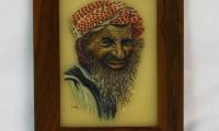 Painting of an Arab Man from the Personal Collection of Milton Orchin