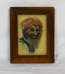 Painting of an Arab Man from the Personal Collection of Milton Orchin