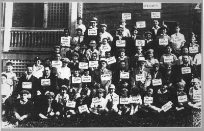 Class Photo of Yeshiva Etz Chaim, Cincinnati, Ohio