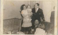 Picture of Rabbi Eleizer Silver at his Grandson Gerson’s 1st Birthday Party, 1950