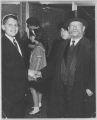 Photographs from the Bar Mitzvah of Gerson Silver, Grandson of Rabbi E. Silver, 1965