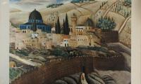 "Jerusalem," Print of Original Work by Reuven Rubin, 1923