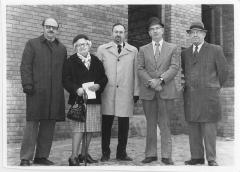 Photograph of Participants at the Arthur Beerman Center Cornerstone Ceremony, 1973