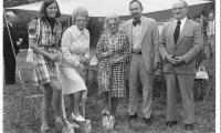 Photo from the Groundbreaking Ceremony of the Arthur Beerman Center, 1973