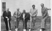 Photo from the Groundbreaking Ceremony of the Arthur Beerman Center, 1973