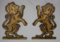 Lions from the Ark formerly used in Kneseth Israel Congregation (Cincinnati, Ohio)