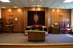 Photographs of Congregation Anshei Sfard's (Louisville, KY) Levitch Chapel at the Dutchman's Lane Location