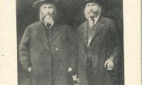 Photograph of Rabbi Eliezer Silver and Yosef Yitzak Schneerson