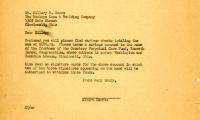 Letter from Kneseth Israel to Edward Doernberg concerning a savings account, Dated August 26, 1952