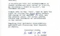 Letter from M.S. Muskat to Kneseth Israel concerning a reserved gravesite, March 1, 1963