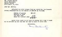 Letter from Lena Berkowitz to Kneseth Israel concerning dues,  December 29, 1964