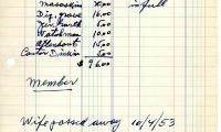 Benjamin Jacobson's cemetery account statement from Kneseth Israel beginning June 26, 1944