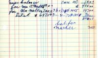 William Mallin's cemetery account statement from Kneseth Israel, beginning August 5, 1970