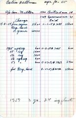 Isaac Horowitz's cemetery account statement from Kneseth Israel beginning in 1965