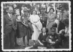 Picture of the World Scout Jamboree in 1936 Showing the Parents of Henry Fenichel, Mortiz Fenichel and Paula Fischler