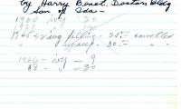 Morris Rathenberg's cemetery account statement from Kneseth Israel, beginning June 18, 1965