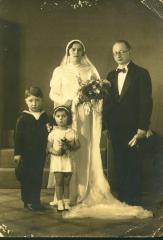 Paula and Mortiz Fenichel, wedding photo