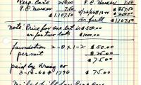 Jenny Shapiro's cemetery account statement from Kneseth Israel, beginning December 27, 1965