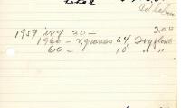 Ralph Schwartz's cemetery account statement from Kneseth Israel, beginning January 18, 1956