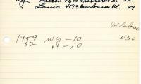 Morris Siverblatt's cemetery account statement from Kneseth Israel, beginning March 15, 1966