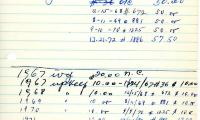 Harry Sway's cemetery account statement from Kneseth Israel, beginning July 16, 1967