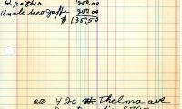 Bessie Sussman's cemetery account statement from Kneseth Israel, beginning January 28, 1971