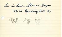 Solomon Statman's cemetery account statement from Kneseth Israel, beginning September 24, 1964