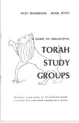 New Hope Congregation - National Conference of Synagogue Youth - Guide to Organizing Torah Study Groups, 1968