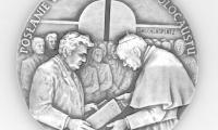 Pope John Paul II’s visit to the Warsaw Ghetto Medal - Hierosolima