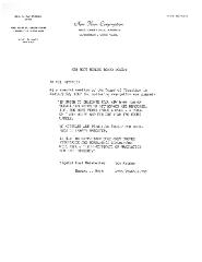 New Hope Congregation - School Board Policy - 1967