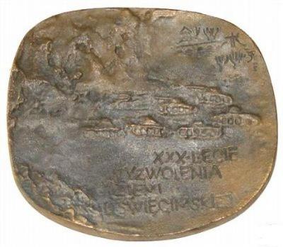 Medal Commemorating the 30th Anniversary of the Liberation of the Nazi Death Camp, Auschwitz in 1945 by the Soviet Army - 1975 