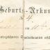 Geburts - Urkunde
