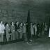 Photographs of a Group in the The Hall of Remembrance at Yad Vashem Standing by the Eternal Flame