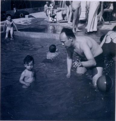 Photo of Boy in Pool (Blumenstein)