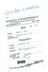 Photo Document "Centraal Evacuatiebureau"