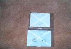 Photo Back of two Envelopes (Blumenstein) 