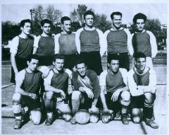 Photo Werner Coppel and Jewish Soccer Club 1951