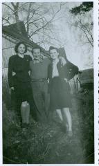 Photo Three People After Liberation