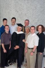 Photo Werner Coppel in Robes with His Family