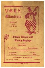 YMHA [Young Men's Hebrew Association] of Cincinnati Minstrels - Songs, Dances, and Funny Sayings